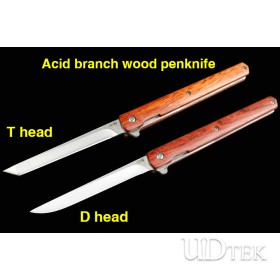 Pen Xian Quick Opening Folding Knife (two styles of rosewood) UD2105513